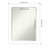 Wood Flat Wall Mirror