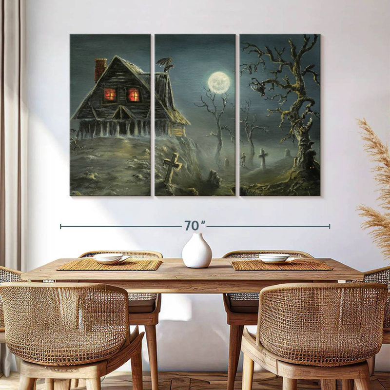 Kelan Haunted Hill House, H 42 po x l 65 po