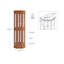 Vitrine de coin lumineuse 21,5 po-89015750