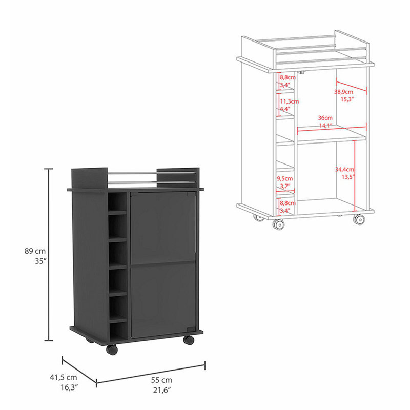 Accent Cabinet, Black
