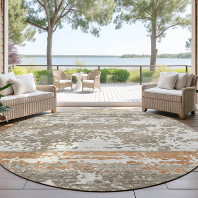 Tapis intérieur / extérieur lavable à la machine Lanphear ACN2398