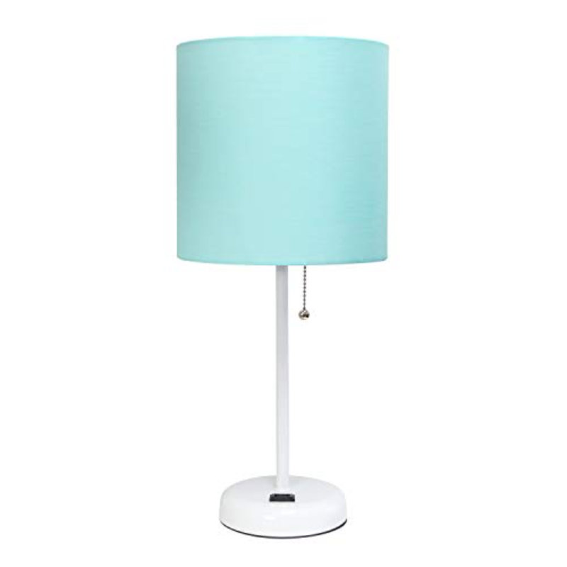 Zainab 19.5 table lamp with outlet