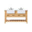 Ensemble de meuble-lavabo double 60 po Pelaghia-57367818