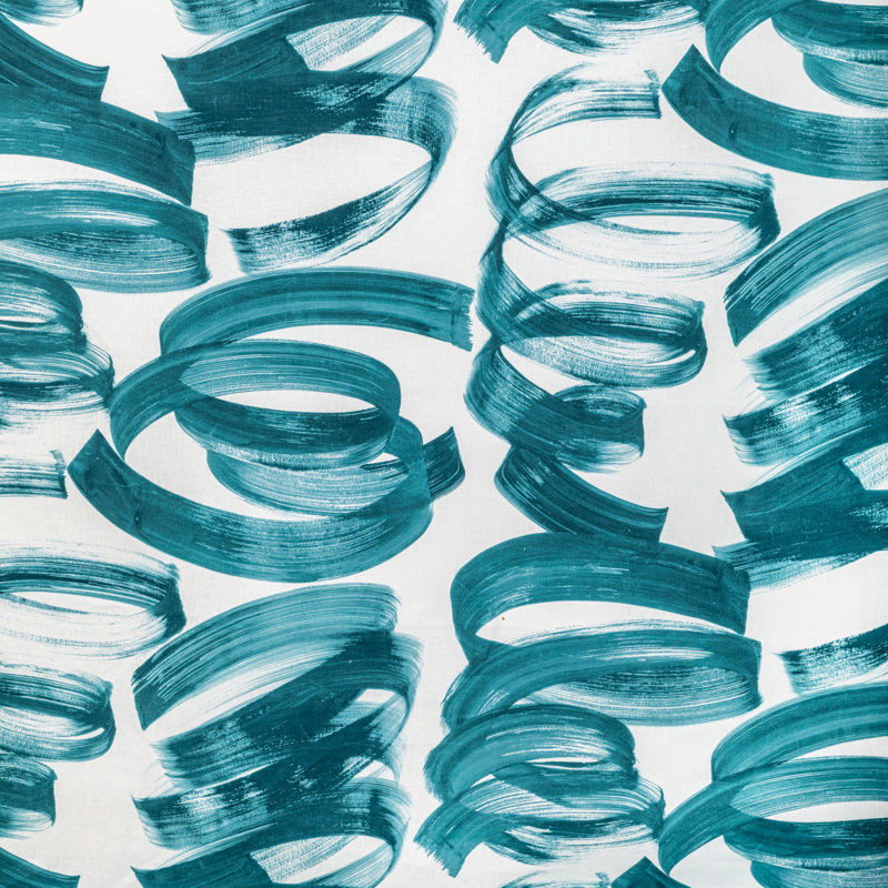Rhapsody Laryo Print Fabric, Lagoon