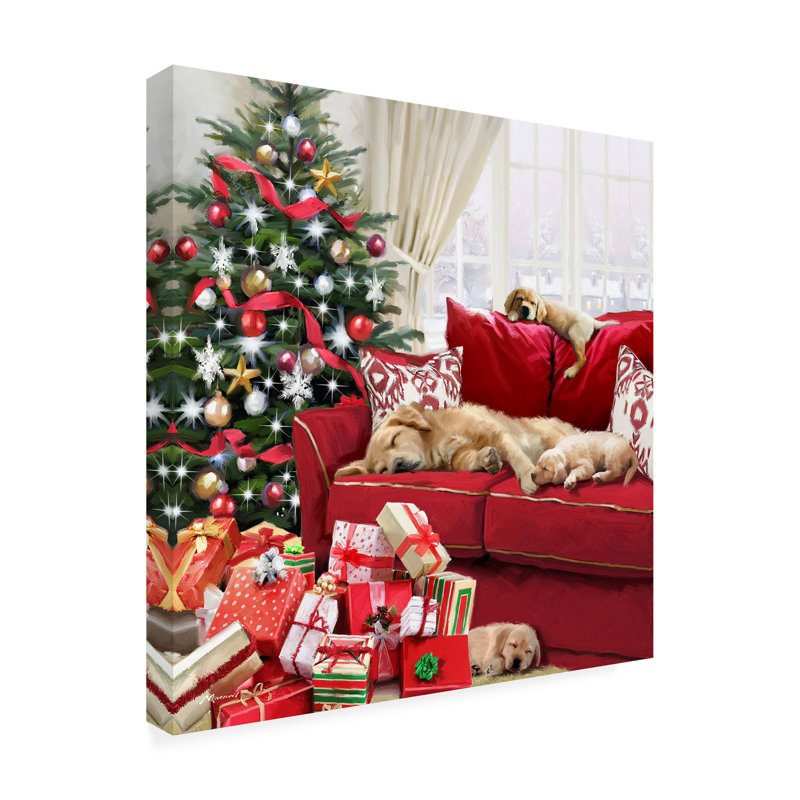 The Macneil Studio «Christmas Labs», art sur toile, H 14 po x l 14 po x P 2 po