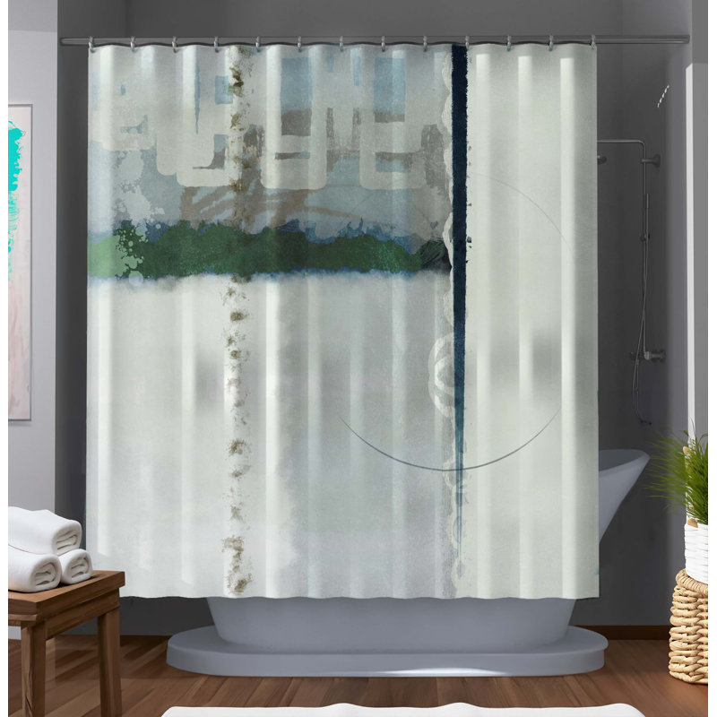Abstract Shower Curtain