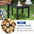 Stella Square Acacia Outdoor Side Table , 18'' in. W 18'' in. D-1583797385
