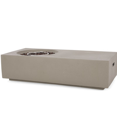 50,000 Grey Magnesium Oxide Heating Fire Pit, Modern Fashion Outdoor Pit , Modern,