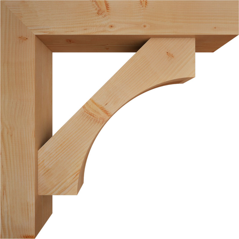 Support Westlake Block avec support décalé, 38 x 38, Sapin Douglas de l 7 1/2 (lisse)