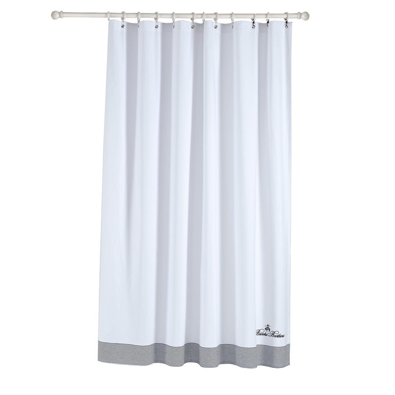 Cotton Shower Curtain, Navy