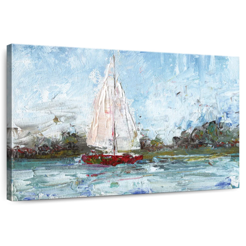 Mehar Here We Go A Sailing, 20" H x 30" W