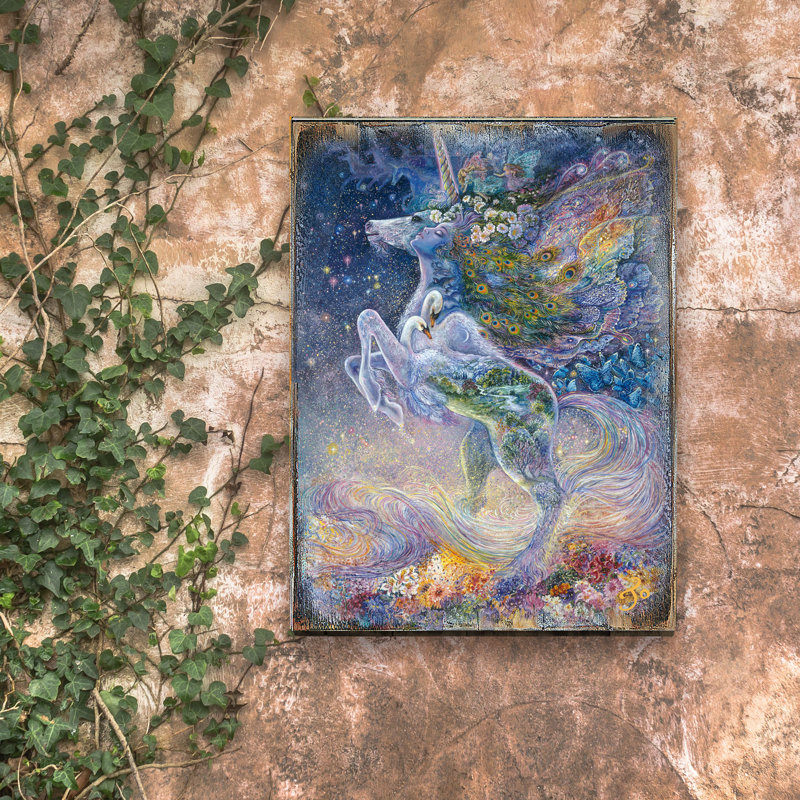 Âme d’une licorne, H 18 po x l 12 po x P 1 po