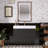 Walnut Bathroom Vanity With Glossy White Solid Surface Sink-471939587
