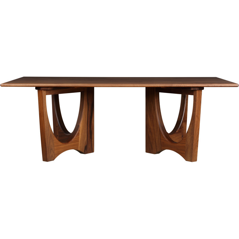 Walnut Grove Solid Wood Trestle Coffee Table