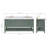 Moille 73" Double Bathroom Vanity Set-13990507