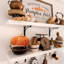2 pièces de citrouilles artificielles de récolte d'automne en peluche citrouille, décoration d'Halloween pour centre de table de ferme (beige / orange)