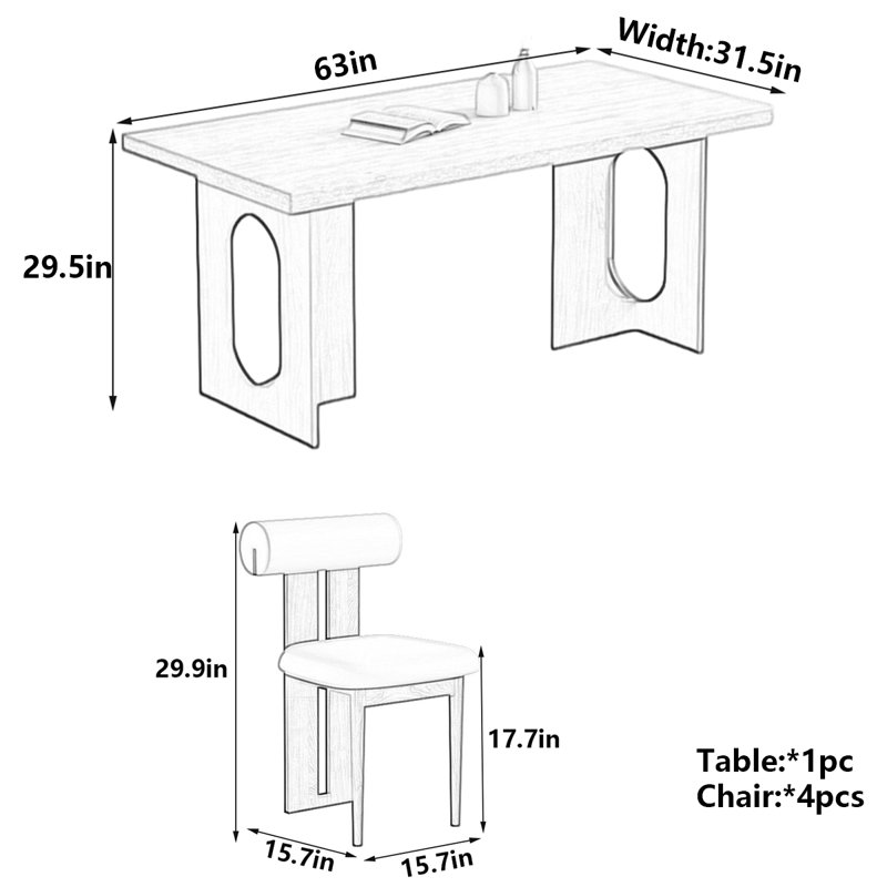 Bazile, 29.5"H x 63"L x 31.5"W