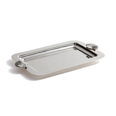 Stainless Steel Shell Serving Tray