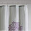 Rideau de douche à imprimé floral
