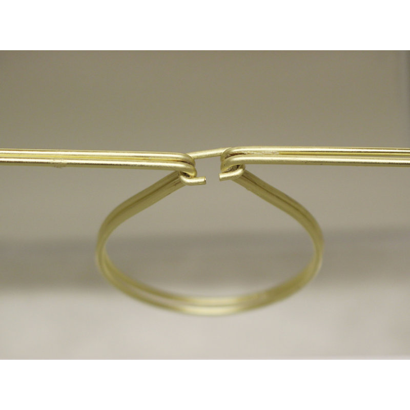 Abat-jour cloche en soie 3,5 po, Blanc