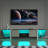 LED TV Stand With Remote Control And Multiple Modes Changing Lights, Minimalist TV Stand For Home