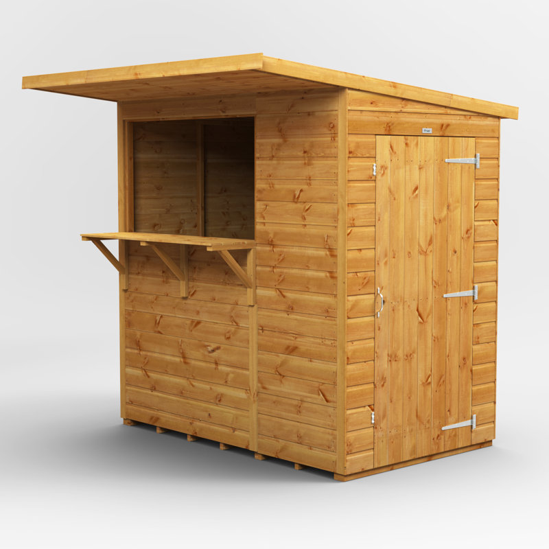 Powersheds 12 x 4ft Timber Tongue & Groove Pub Shed