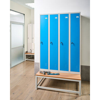 ATHLETE Steel 1 - Tier 120cm Gym Locker with Lock Bar