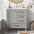 30'' Single Bathroom Vanity with Ceramic Top-93328465