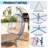 Hanging Egg Chair With Stand Indoor Outdoor Pe Wicker Swing Hammock Chair With Washable Cushion For Patio Bedroom Balcony Garden-129225824-129225829
