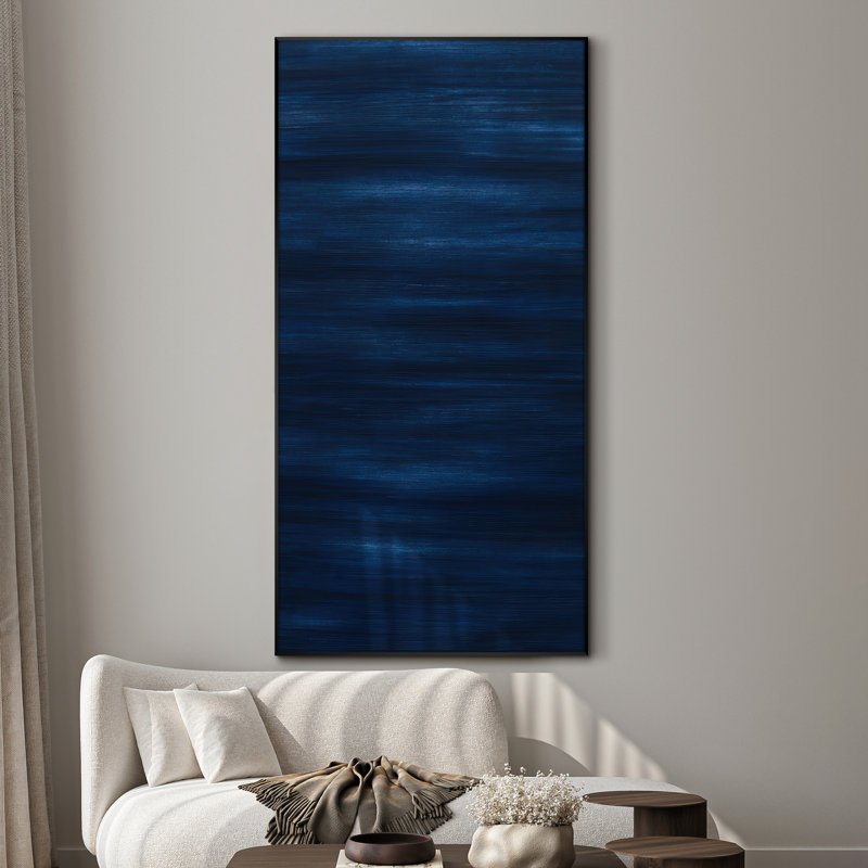 Extra Large Wall Art Fabric Print - Abstract Modern Artwork Artwork Decor for Living Room or Bedroom - "Frame Assembly Required (Unfinished Frame)"