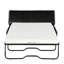 Lit simple escamotable avec repose-pieds et lit d'invité convertible avec matelas