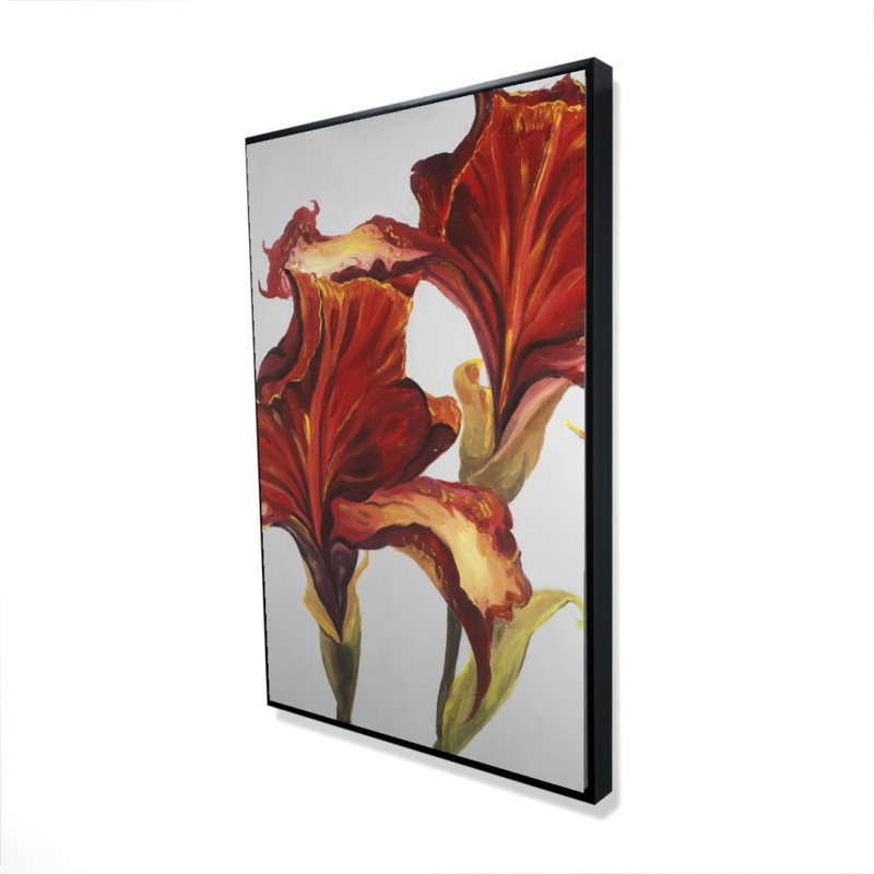 «Lilies with Fall Colours» sur toile