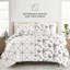  Ensemble de housse de couette réversible à motif de fleurs Edgy-47392540