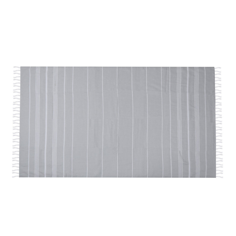 Serviette de plage Carmean, Gris clair