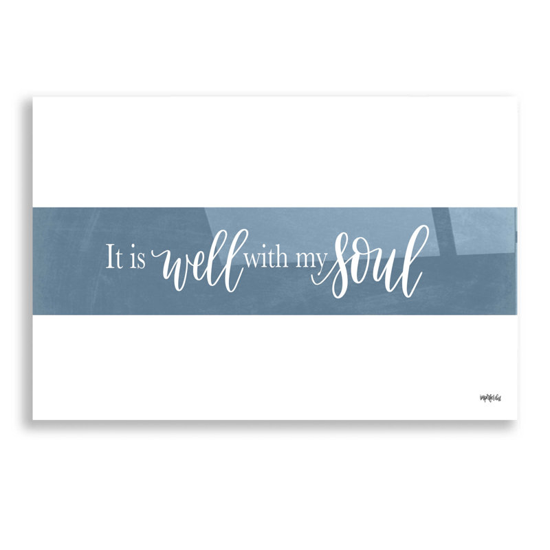 «It Is Well With My Soul» par Imperfect Dust, art mural en verre acrylique, H 12 po x l 16 po x P 0,13 po