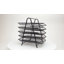 Organisateur de bac à papier à 5 niveaux, support de rangement vertical pour dossiers, bureau, filet métallique, blanc-883343436