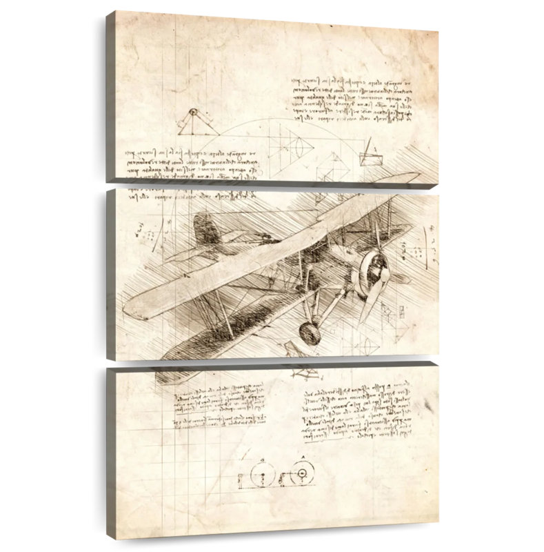 Mehar Biplane Aircraft, 45" H x 28" W