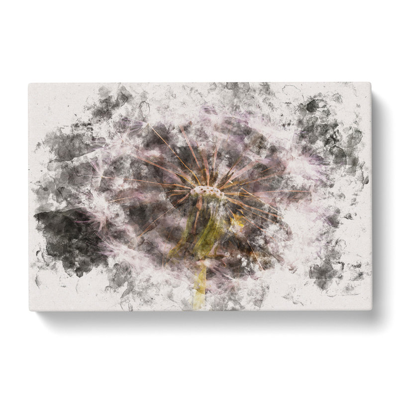 A Dandelion - Wrapped Canvas Print, 50cm H x 76cm W x 3cm D