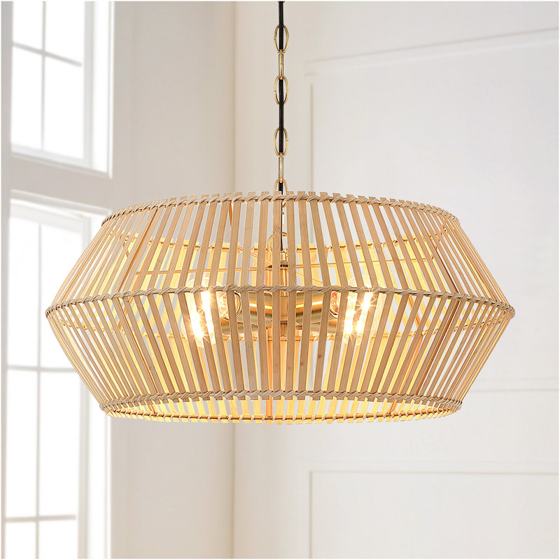 Lustre géométrique à 4 lumières Francesville