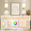 Fabric Flush Mounted Sconce