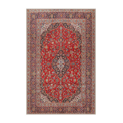 Tapis traditionnel mehroon/noir/crème