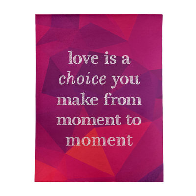 Quotes Chenille Indoor Rug