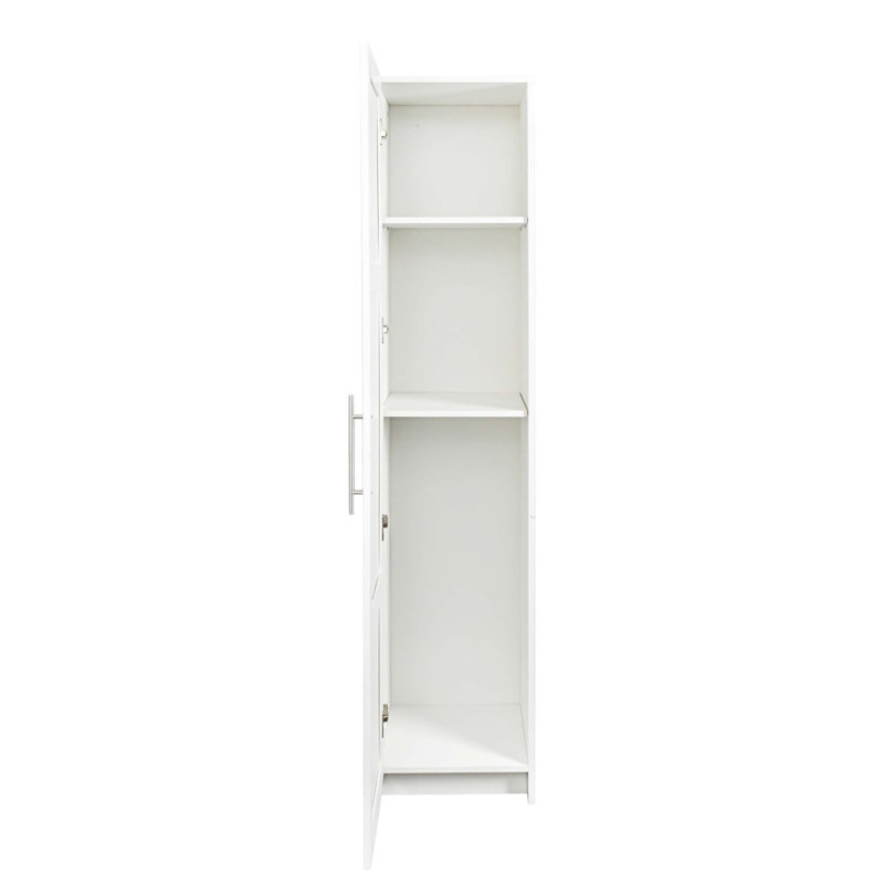 Georgeta Modern 1 - Door Stackable Wall Mounted Storage Accent Cabinet, White