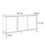 Leoti 153.1 Cm Wide Credenza