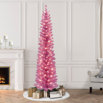 Hafsat Lighted Pine Christmas Tree