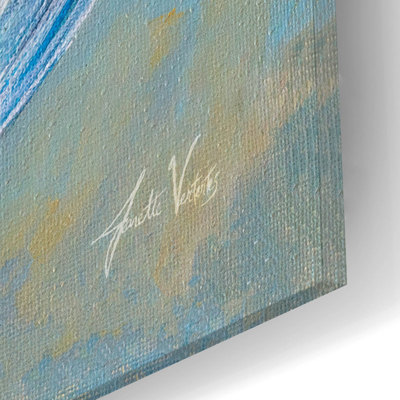 'Baby Shell' by Jeanette Vertentes Acrylic Glass Wall Art,, 12" H x 12" W x 0.13" D