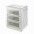 Glamorous Mirrored Finish Nightstand With Three Drawers, A Modern And Stylish Home Furniture Accent Table For Enhanced Living Spaces