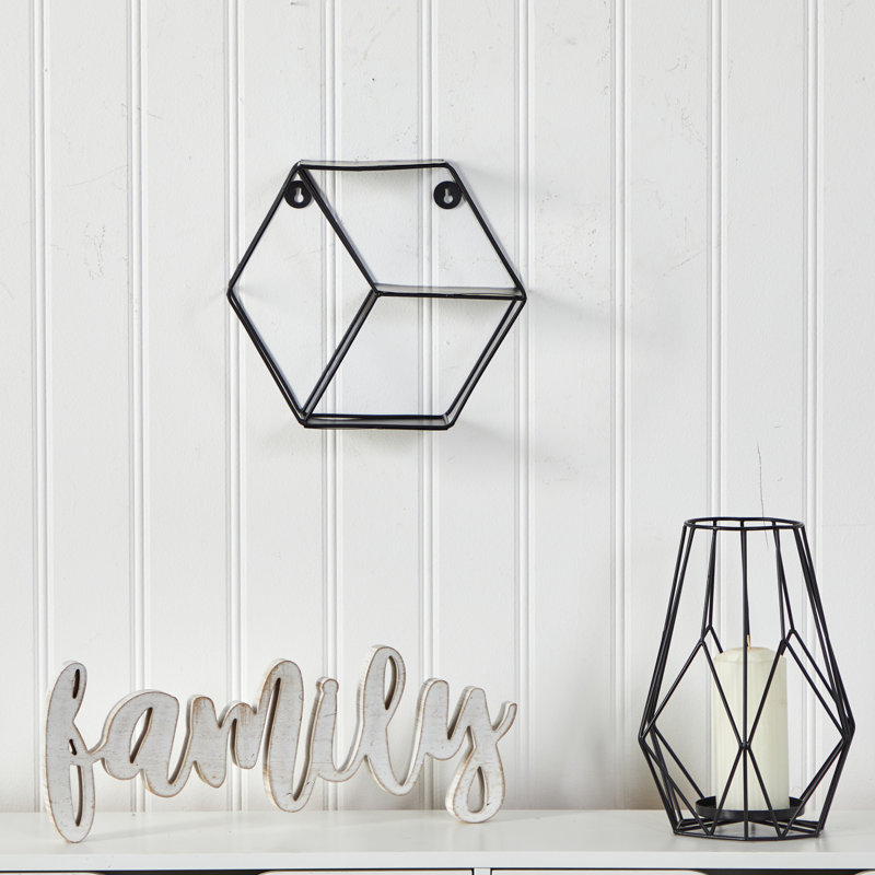 Square Metal Floating Shelf