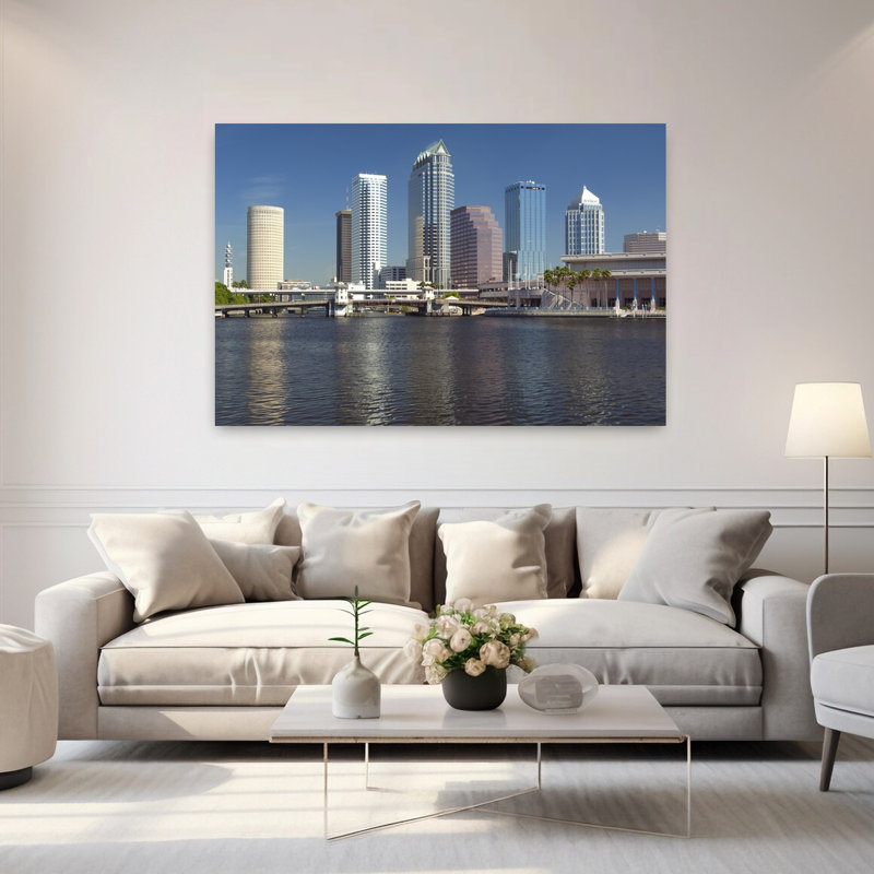 Buildings At The Waterfront Tampa Hillsborough County Florida USA by Ellis Vener - Wrapped Canvas Print, 40" H x 60" W