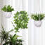 4 pièces panier à fleurs suspendu pour plante d'intérieur ， 41 "paniers suspendus faits à la main pour pots de petites plantes, Boho Home Decor